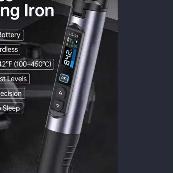/HS-03 /Wireless /Soldering Iron 100-450C Portable Cordless Electric Welding Tool With Type-C Charging For Electronics Repair