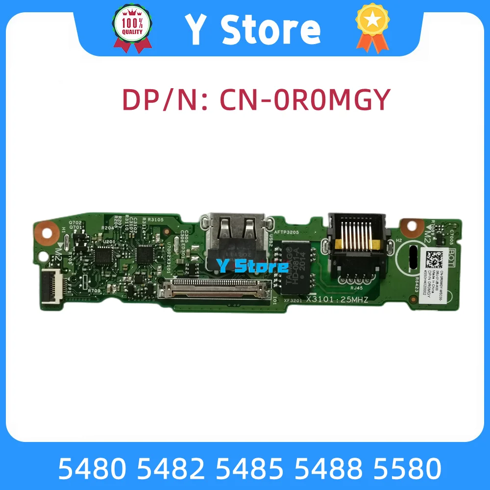 Y Store Original For Dell 5480 5482 5485 5488 5580 USB Board Switch Board R0MGY 0R0MGY CN-0R0MGY Fast Ship