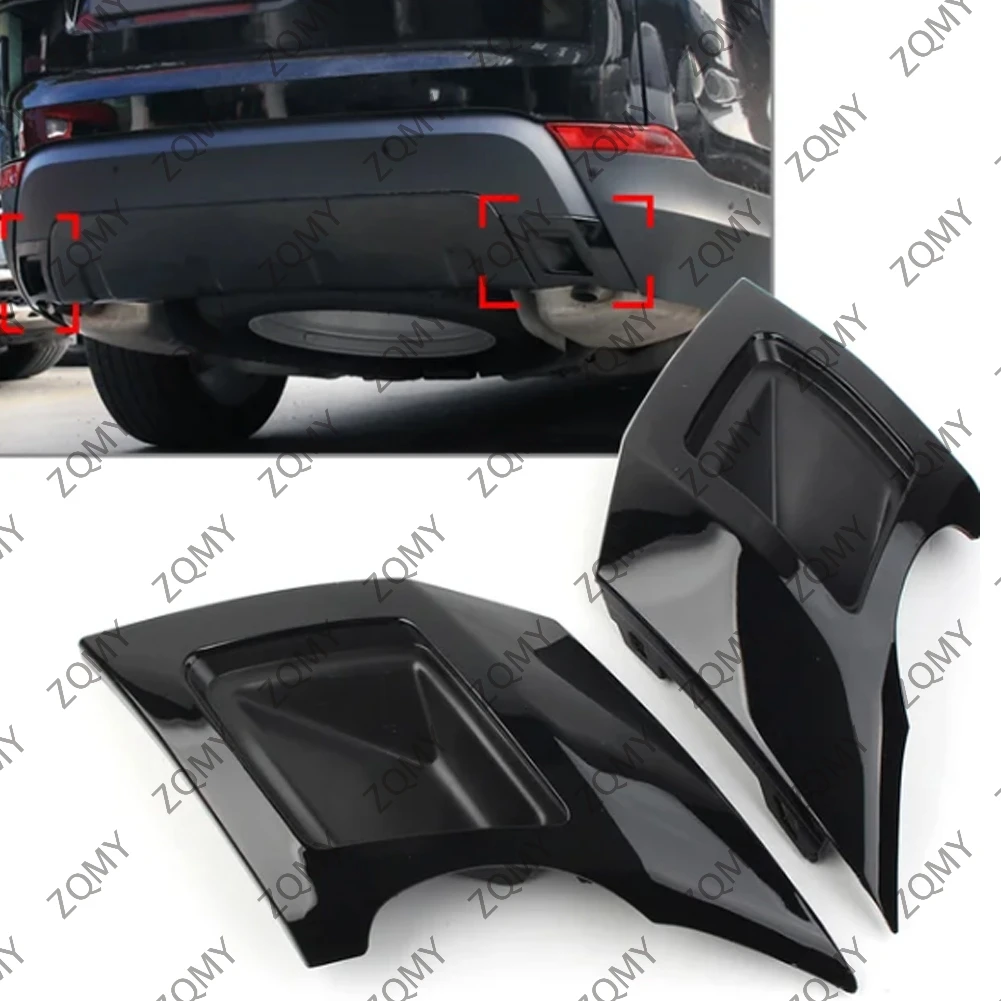 2Pcs Car Rear Tail Exhaust Cover Trim DecorationFor Land Rover Discovery 5 2017 2018 2019 2020 2021