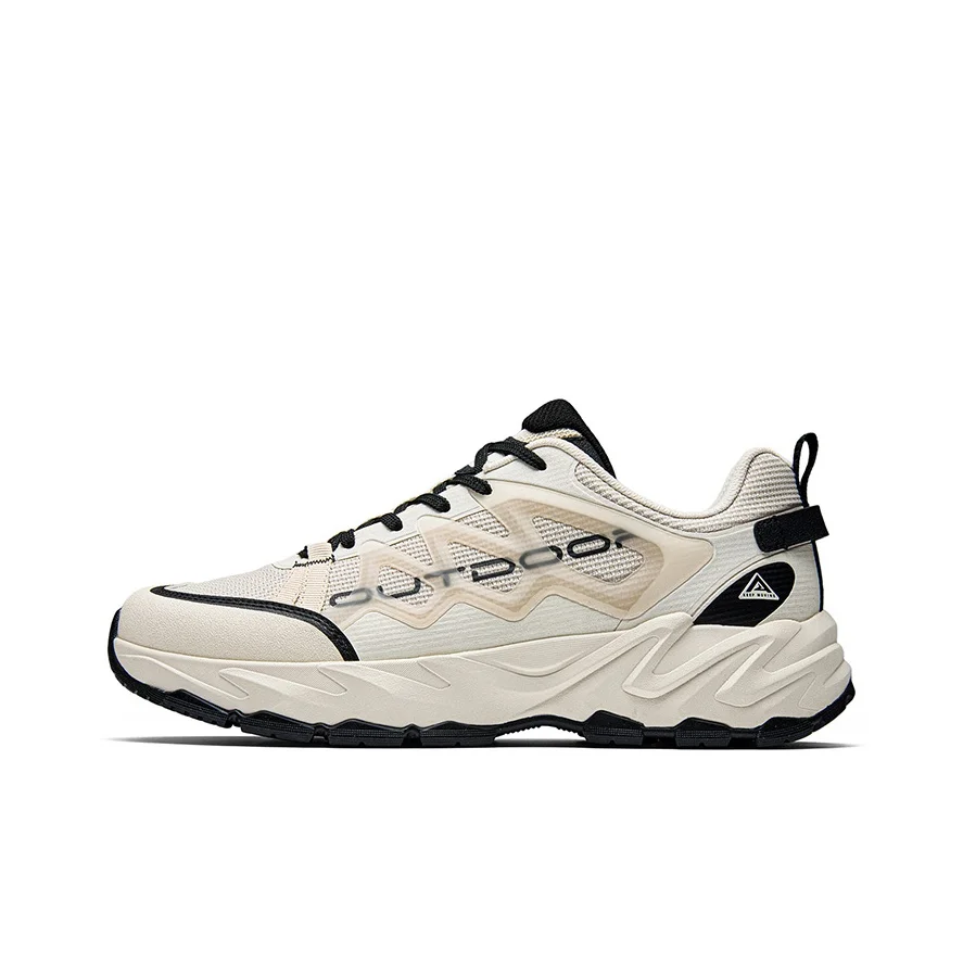 ANTA Casual Shoes Men's Low Top Beige Black Multicolor 112638859-2