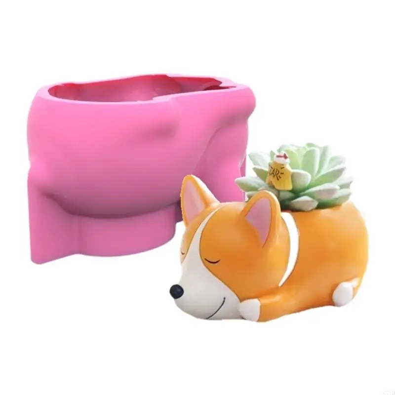  Resin Mold DIY Craft Animals Flowerpot Molds for DIY Craft Jewelry Making