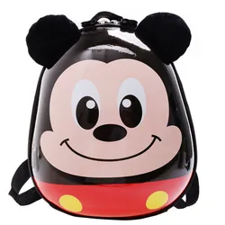 Mochila de jardín de infantes para niños, bolsa de accesorios de concha de huevo de moda, diseño de dibujos animados de Anime, exquisito Hardware