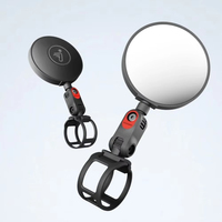 Original Rearview Mirror General 360 Degree Rotation Convex Mirrors For Segway Ninebot ZT3 G3 G2 F3 E3 Electric Scooter