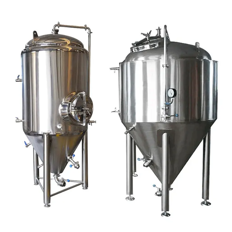 Stainless Steel Pressurized Vinegar Conical Fermenter Wine Making Machine Beer Fermentation Tank