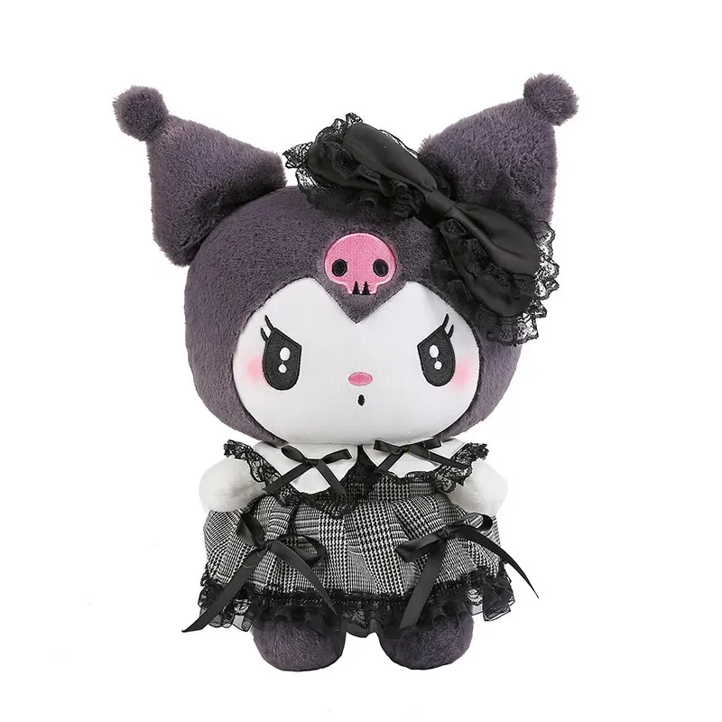 MINISO My Melody-muñecas de Anime, vestido Kuromi de dibujos animados, muñeco de peluche de princesa, almohada, juguetes de peluche para dormir, regalos de cumpleaños para niños