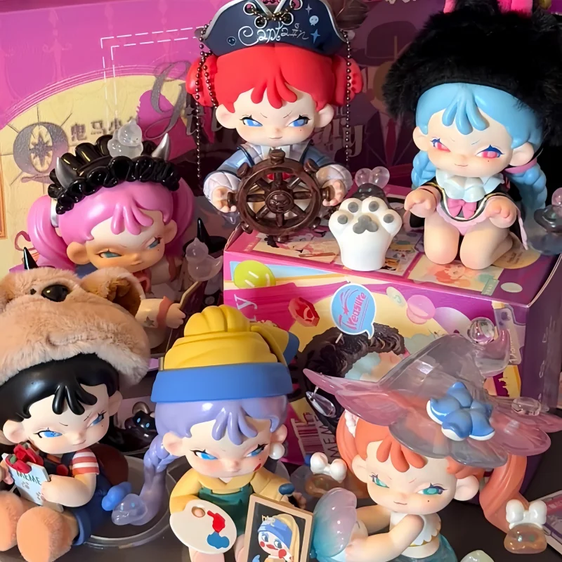 

Memesoo призрак лошадь девушка дневник серии модная игра глухая коробка орнамент украшение для рабочего стола милая кукла ручной работы девушка милые новые подарки