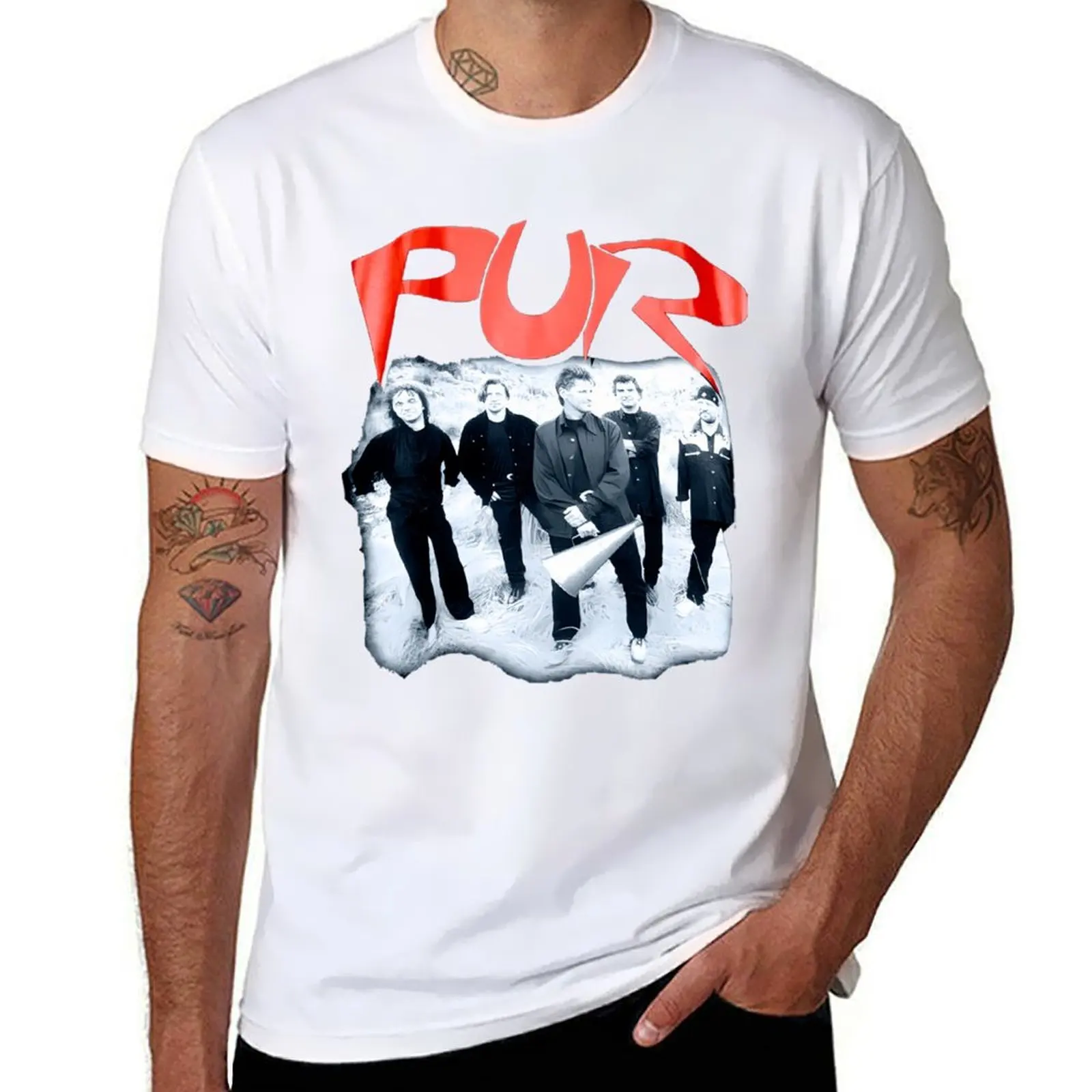 

1996 shirts man shirts for Pur Band t t designer T-Shirt soft cotton