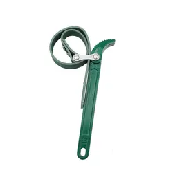 8 Inch Belt Wrench Oil Filter Spanner Puller Strap Set Rubber Band Can Opener Adjustable Wrenches Plumbing Tool