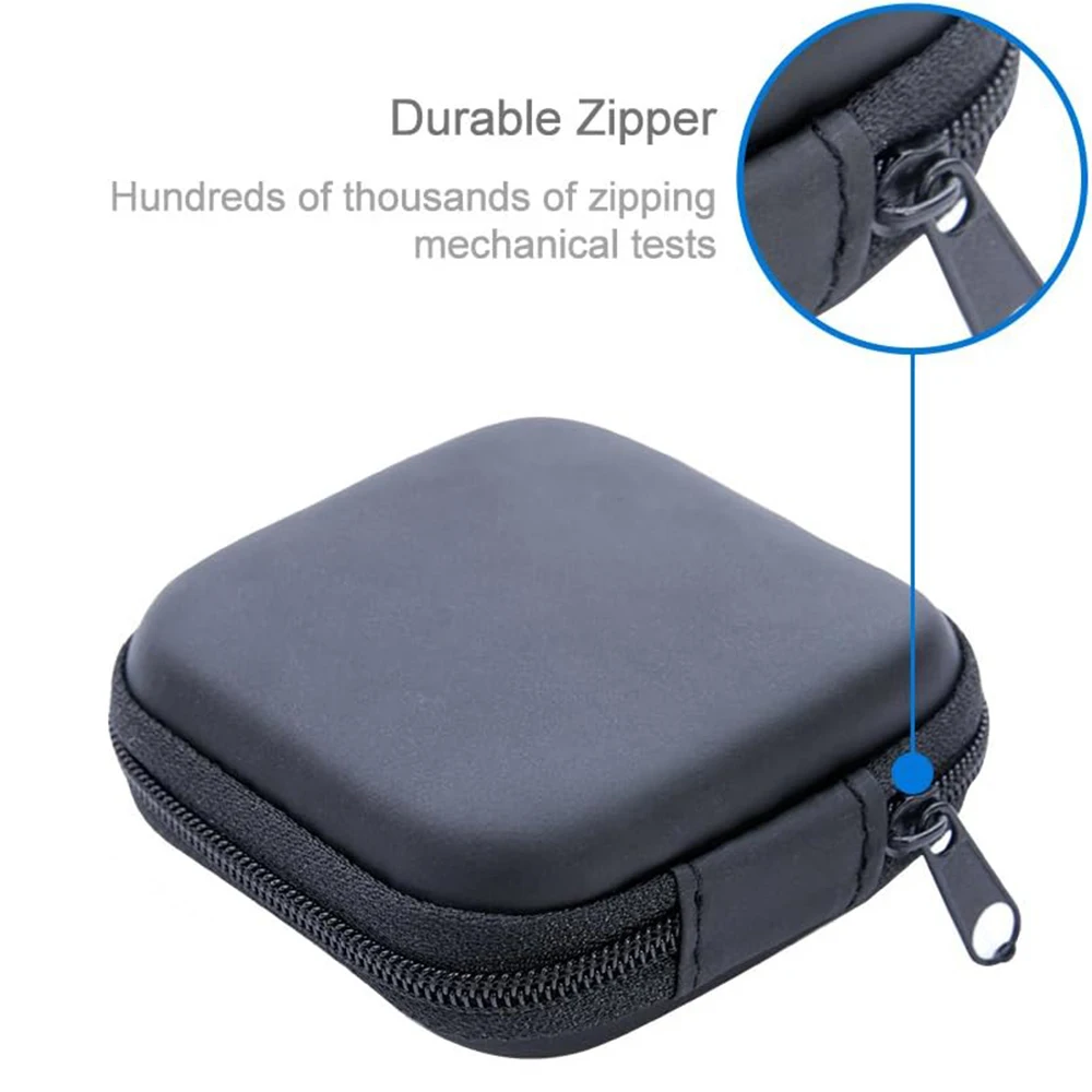 Compact Multi-Purpose Tech Organizer - Durable, Zippered Travel Pouch for Cable & Earphone Storage