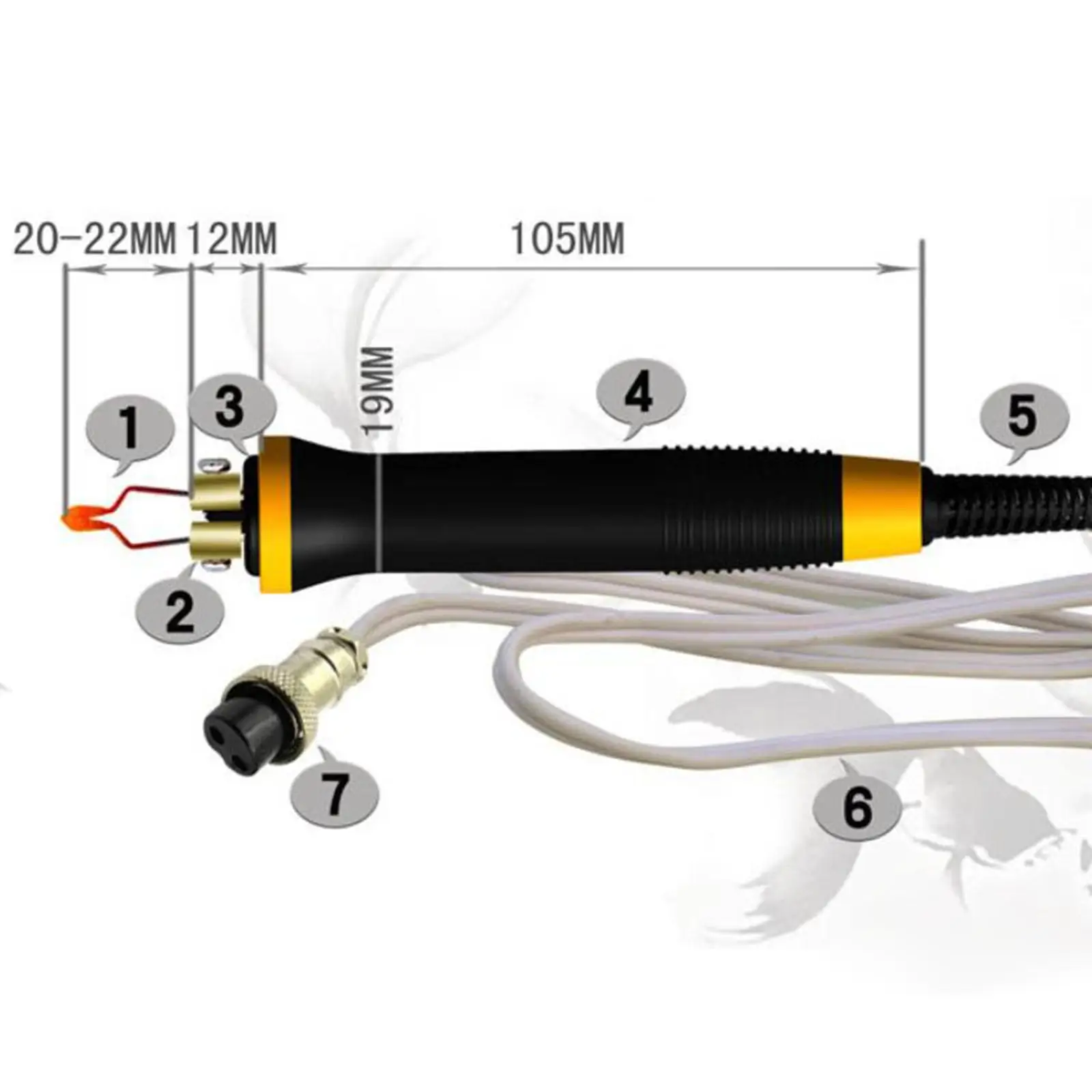 Wood Burning Kit Pyrography Pen Replacement Versatile Wood Burner Tool Pyrography Machine for Welding Hot Stamping Wood Carving