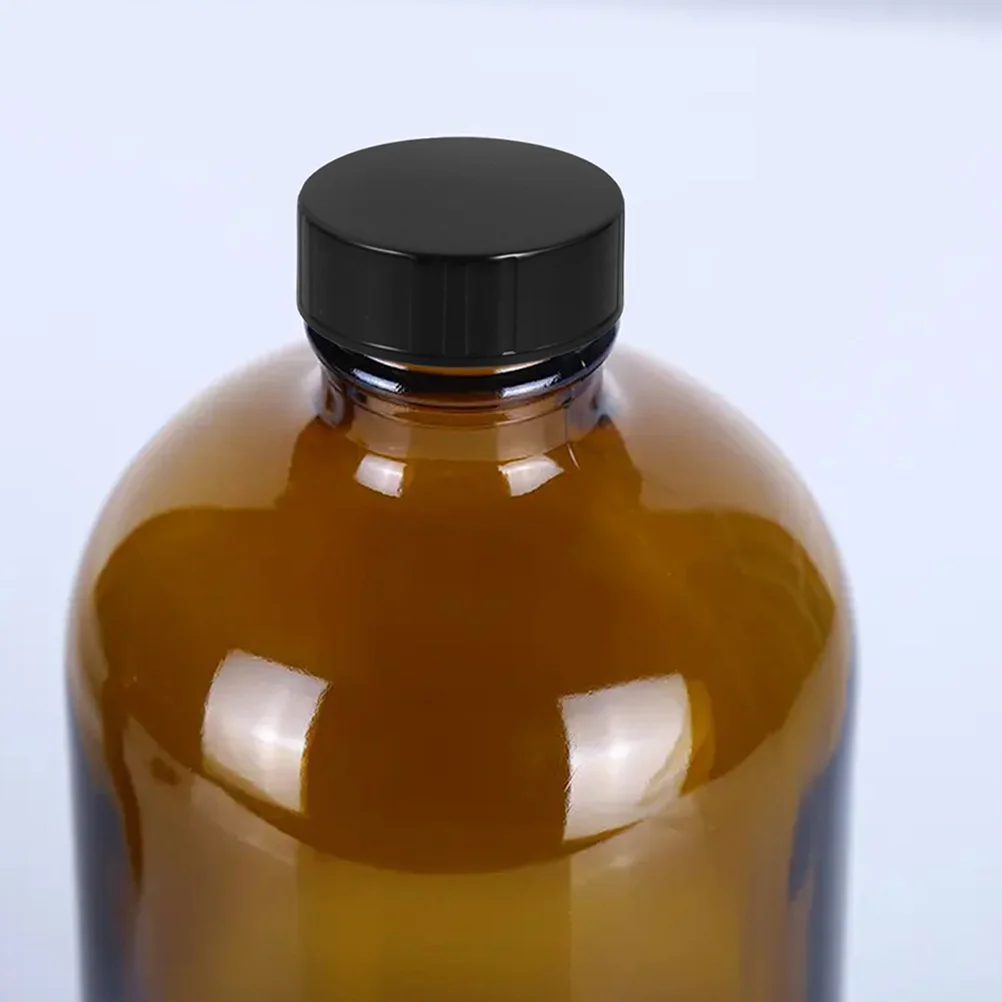 8Pcs Screw Cap Round Glass Bottles Cone Cap Reagent Bottle Sealing Cap Jug Caps Screw Caps Bottle Lids Caps Caps Brewing