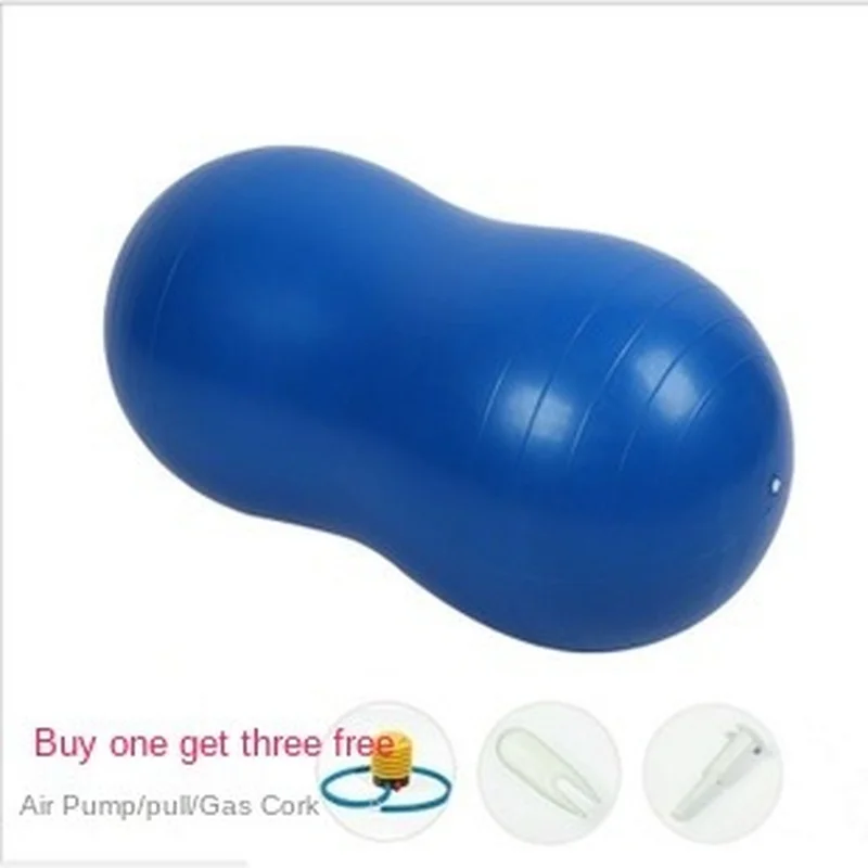 Hot Sale Inflatable Peanut Massage Ball Thickened Explosion-proof Capsule Ball Sports Yoga Ball Excercise Ball  Entertainment