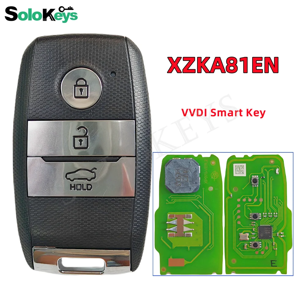 

SOLOKEYS XZKA81EN VVDI Xhorse специальная плата ключа исключительно для Hyundai KIA Автомобильный смарт-пульт дистанционного управления с корпусом ключа и логотипом