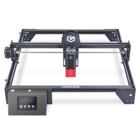 LONGER RAY5 10W Laser Engraver, 0.06x0.06mm Laser Spot, Touch Screen, Offline Carving, 32-Bit Chipset, Working Area 400x400mm