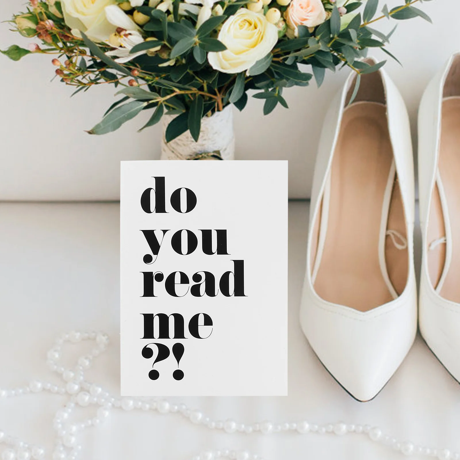 

6Pcs Alphabet Decorative Cards Smooth Coated Paper Photography Background Card Reusable Props for Food Product Jewelry