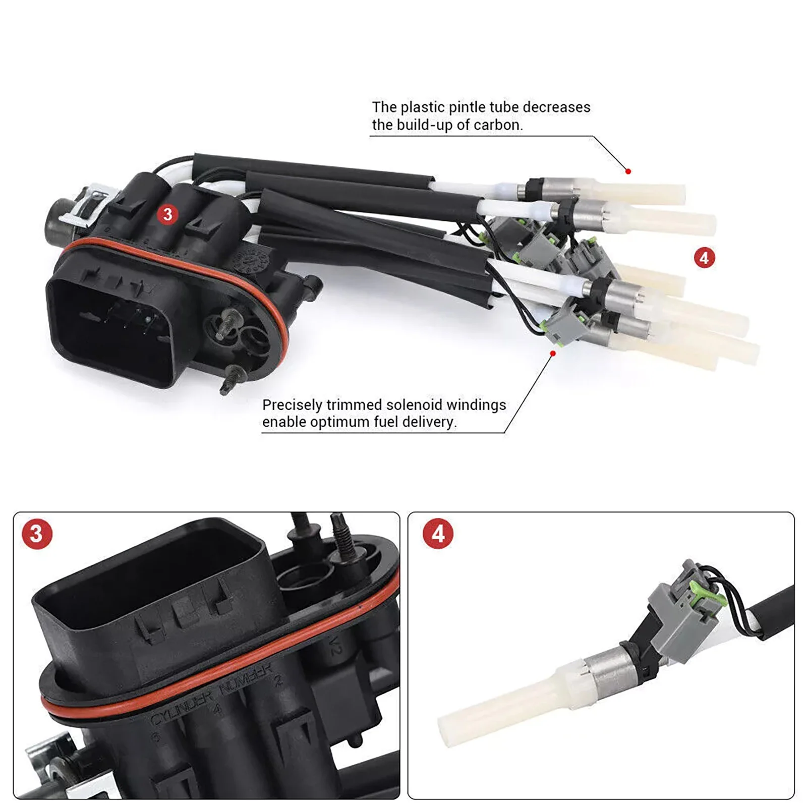 Fuel Injector Assembly FJ503 12568332 For Chevy Silverado Express 1500 2500 For GMC Sierra Savana 1500 2500 Car Auto Accessories