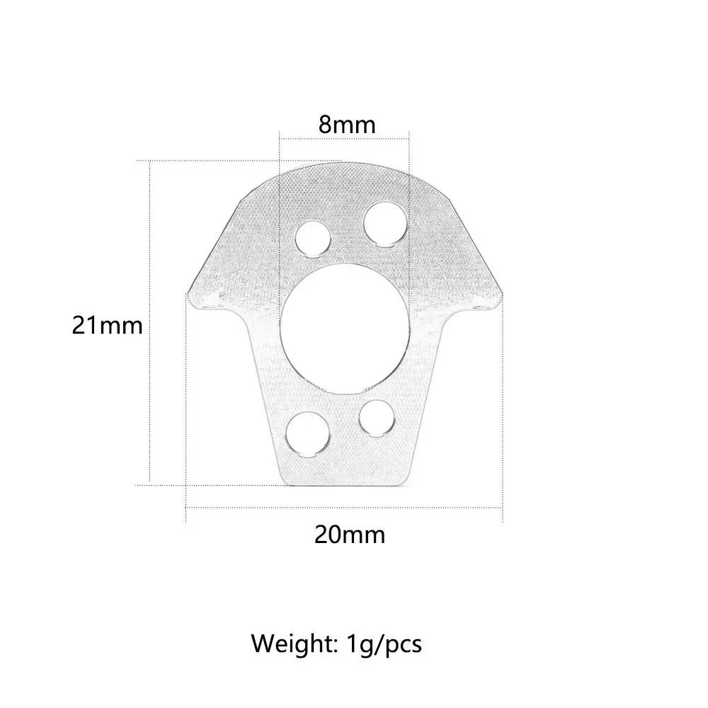 Support de plaque de moteur en alliage 23 C10 D4, pièces de mise à niveau, lien de direction pour moto RC 1/8 ARRMA Kyosho Honda NSR500, accessoires de voiture