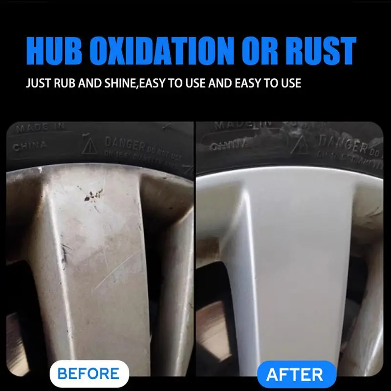 50g Car Metal Polishing Paste Chrome Restoration Polish Cream Metal Shine Renovation Restorer For Exhaust Pipes Window