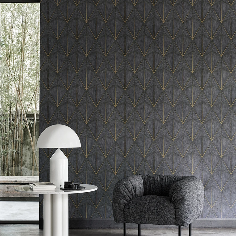 

Современные Геометрические фотообои 3D в сером стиле для спальни гостиной дома