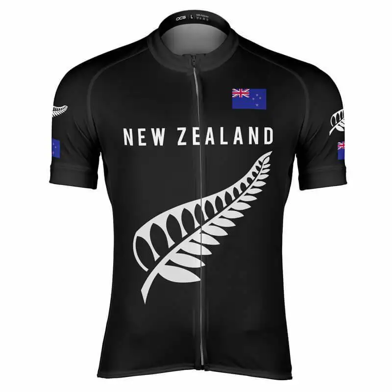 LASER CUT NEW ZEALAND TEAM  ONLY SHORT SLEEVE CYCLING JERSEY SUMMER CYCLING WEAR ROPA CICLISMO