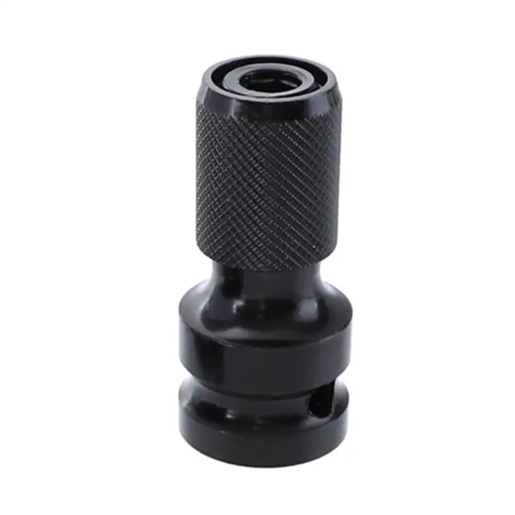 1PC 1/2 Inch Square Drive To 1/4 Inch Hex Socket Adapter Converter Chuck Adapter For Impact Air And Electric Wrench Adapt I5V7