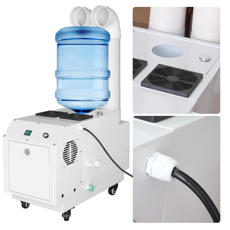 14 KG/H Stainless Steel Greenhouse Mushroom Growing Equipment Industrial Ultrasonic Air Humidifier