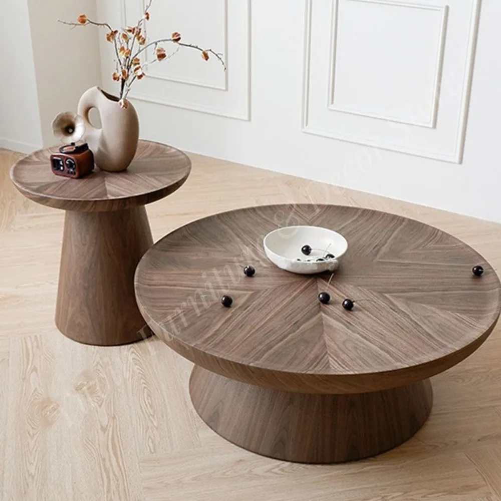Modern Design Durable Dongshi Coffee Table Set Wood Frame Living Room Furniture  Finish Home Decor