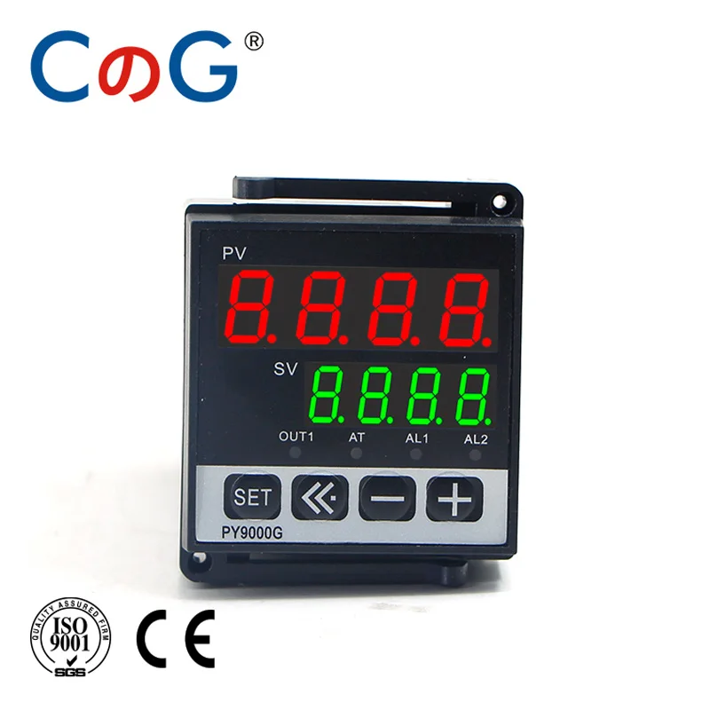 CG PY9000G 48*48mm Choice of Fahrenheit OR Celsius K Type Single Input 220V 1200 Degree Programmable PID Temperature Controller