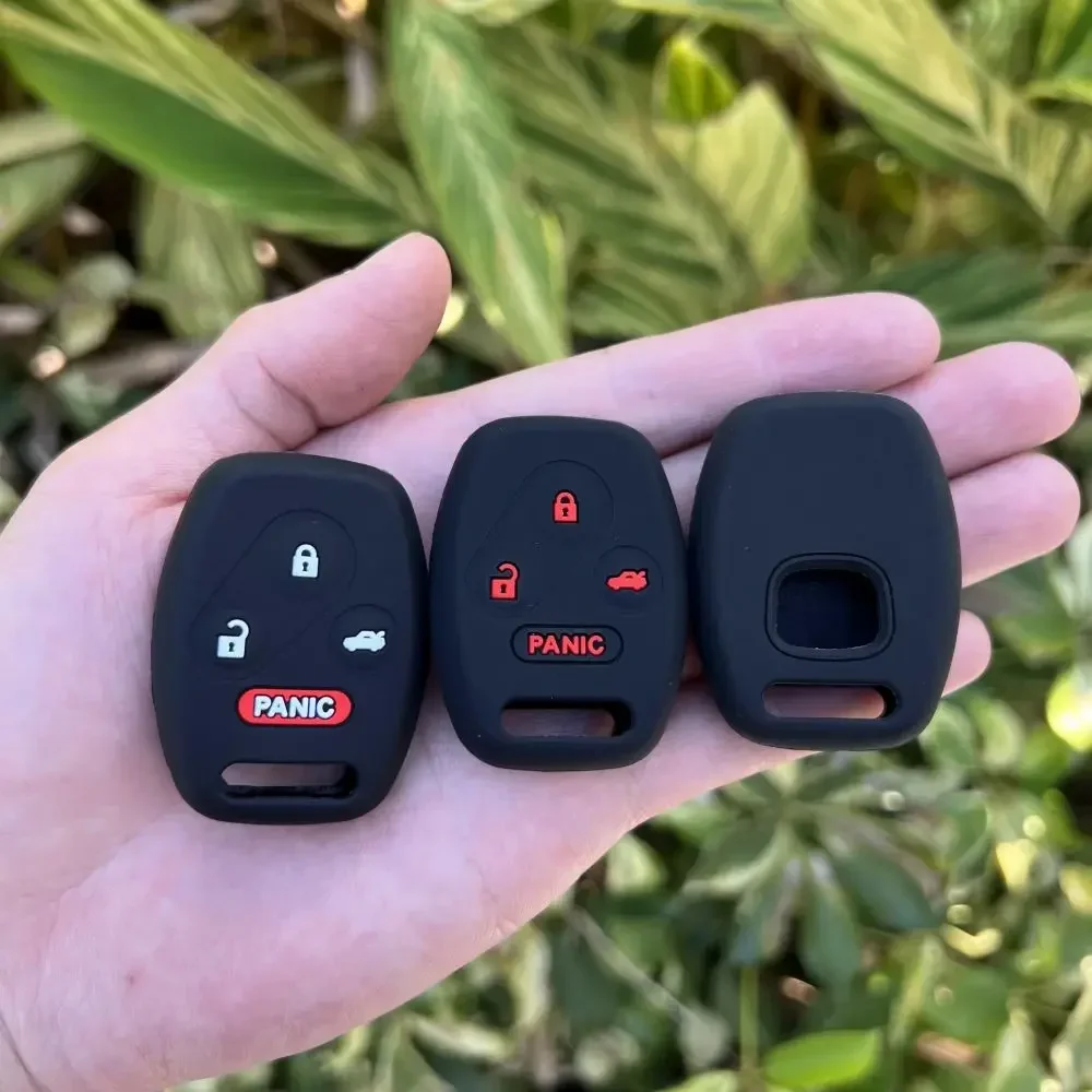 

Для Honda Accord CIVIC CR-V Element Insight Pilot Crosstour RidgeCR-Z 4 кнопки силиконовый чехол для ключей от машины брелок для защиты кожи