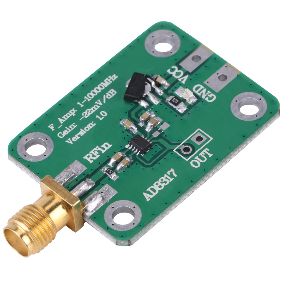 Logaritmische Detector 1M-10000MHz AD8317 Radiofrequentie Logaritmische Detector Power Meter Power Meter RF Logaritmische Detector