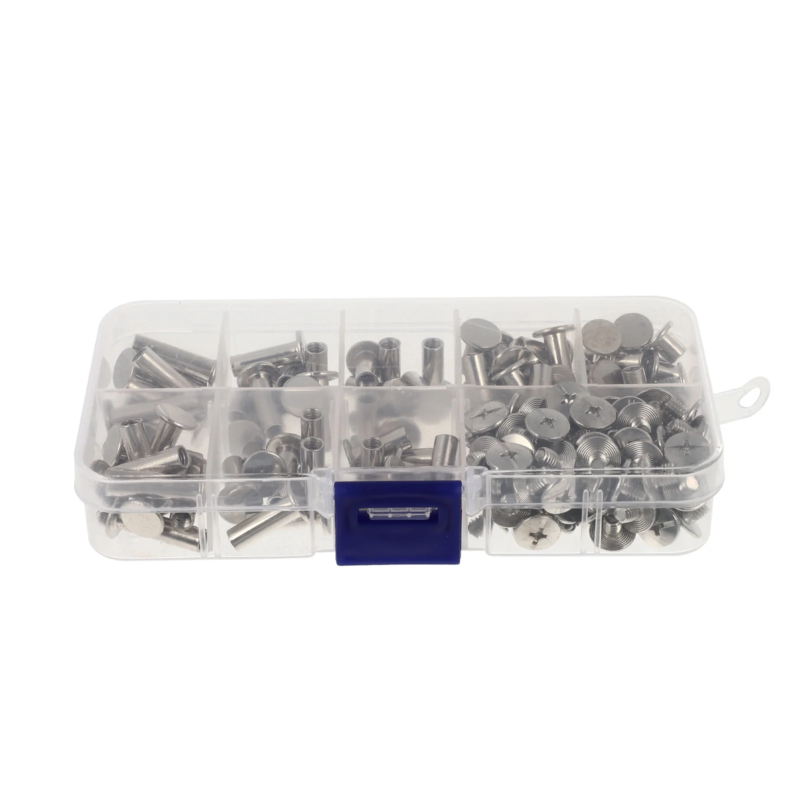 1 Box Stainless Steel Rivets Screw Posts For Book Photo Album Craft Binding Diy Scrapbook Locking Fasteners Metal Screw
