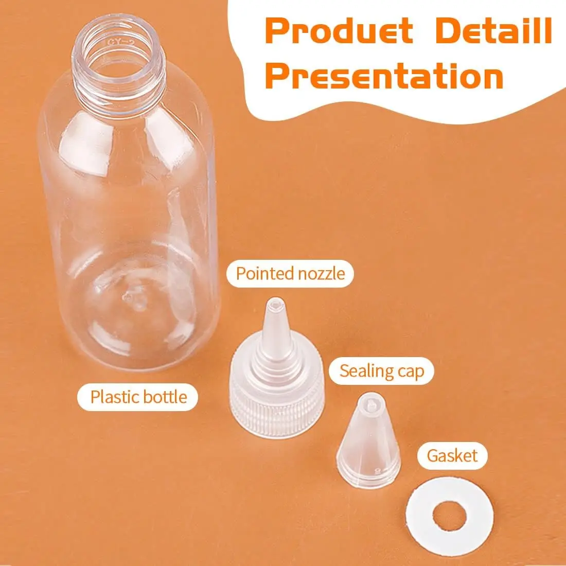 80 Stück 20/30/50/60ml Plastik-Quetschflaschen mit Drehverschluss, durchsichtige Plastikflaschen für Shampoo, Make-up und Reinigungsprodukte – Detail 2