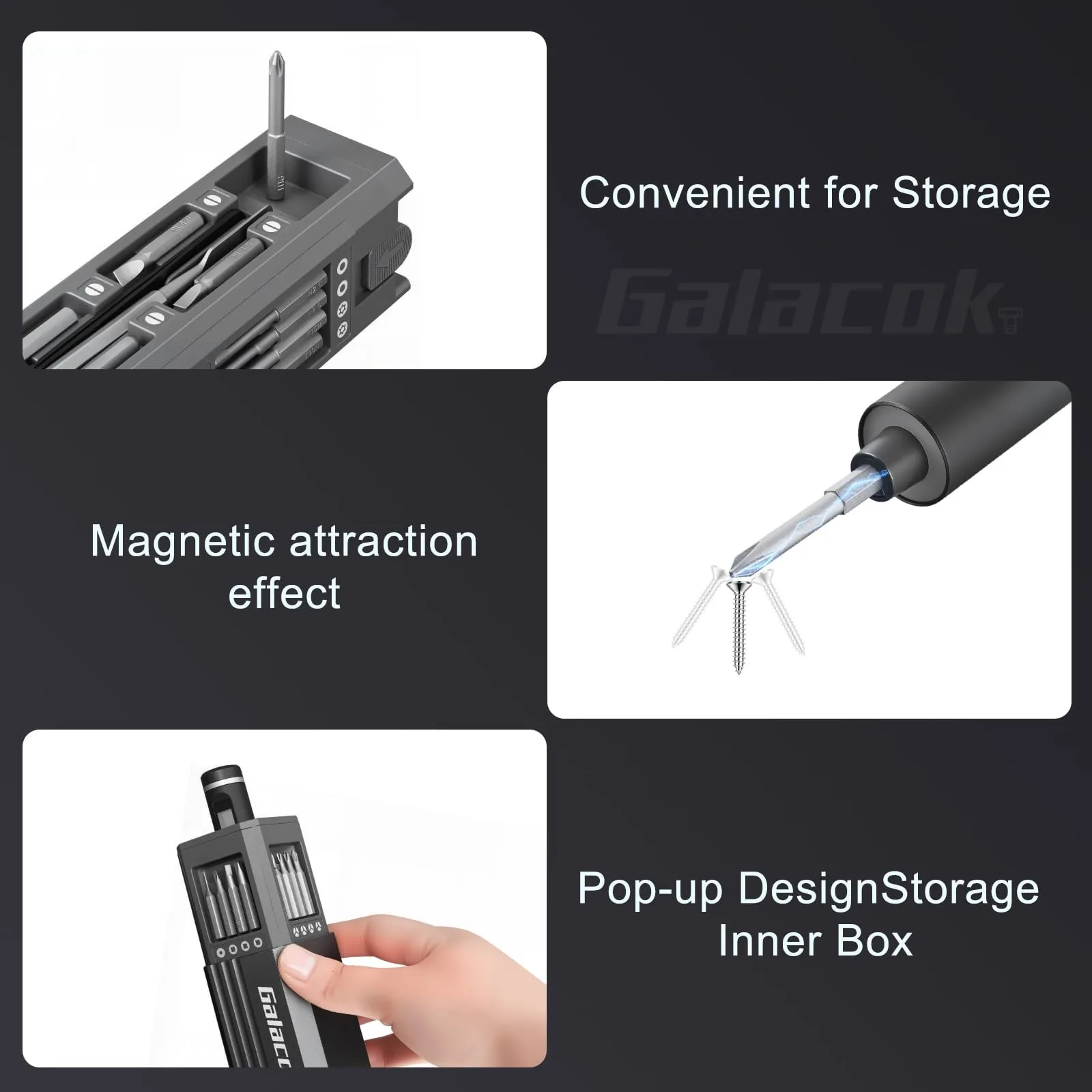 49 in 1 Electric Screwdriver Set 5 Torque Settings Precision Power Tool Magnetic Screw Driver Bits for iPhone Glasses Watch PC