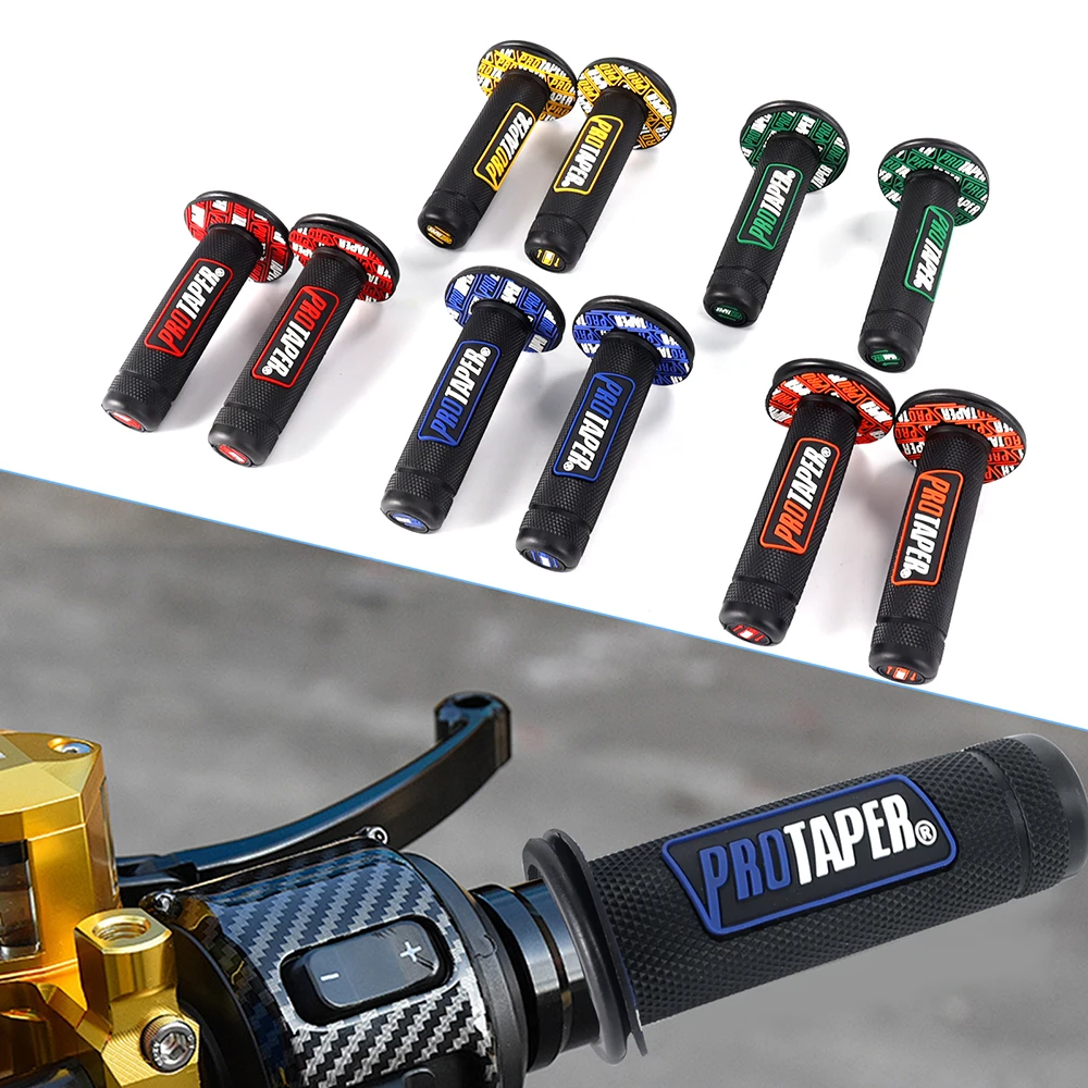 

Universal Motorcycle Handlebar Grip Gel Brake Handle Rubber Grips 22mm 24mm For Yamaha Honda Dirt Pit Bike Motocross Enduro