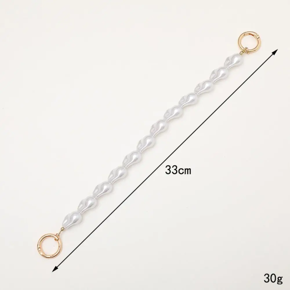 DIY Irregular Pearl Phone Chain Durable Hardware Replacement Beaded Bag Chains Handbag Straps