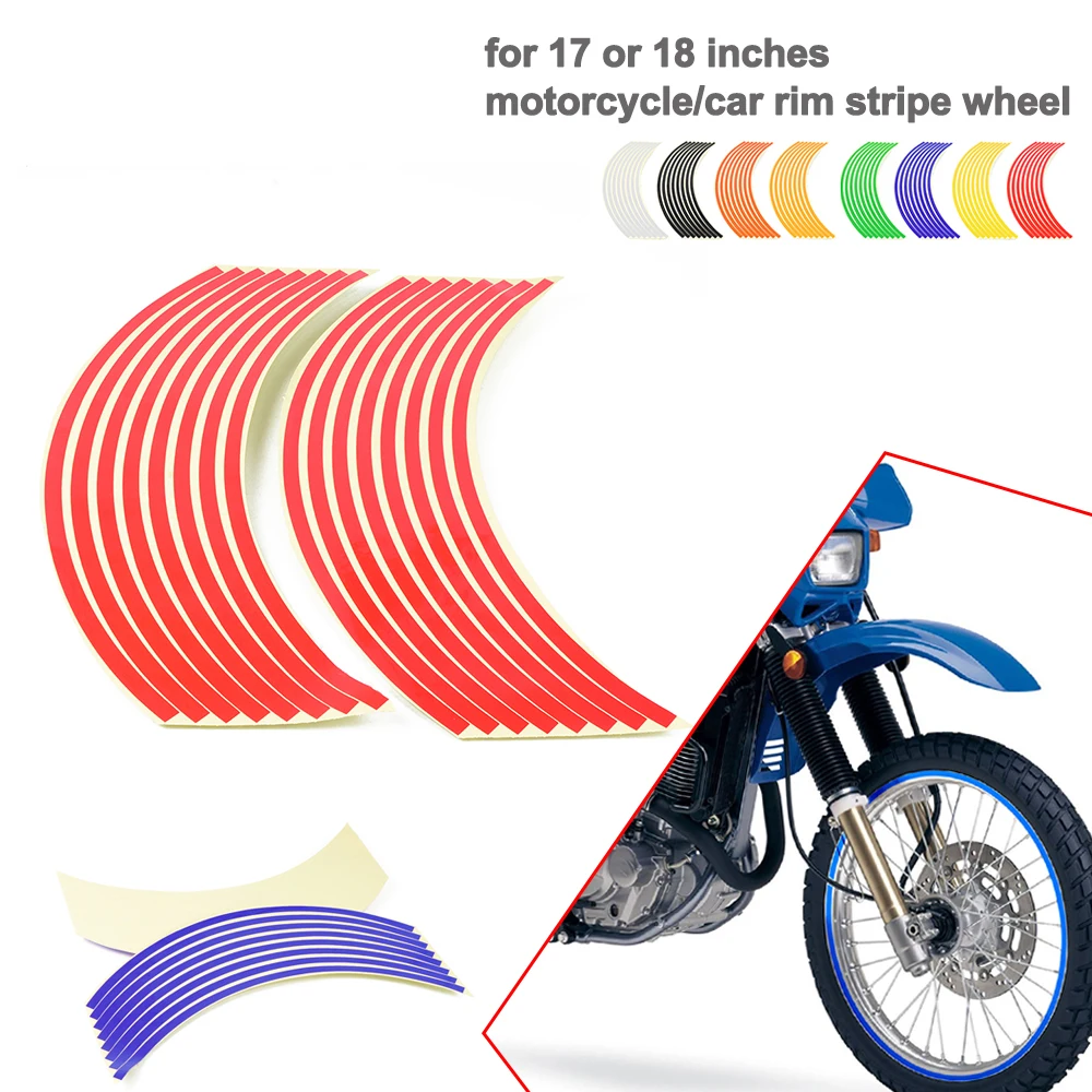 

For YAMAHA XMAX250 XMAX300 X-MAX XMAX 300 250 Tenere 700 MT07 FZ-07 MT03 Wheel Sticker Reflective Rim Stripe Tape Bike Stickers