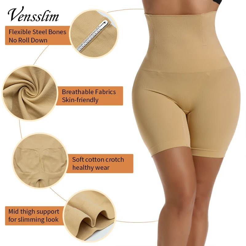 Vensslim Push Up Butt Lifter Women Slimming Pants Shapewear Tummy Control Panties High Waist Trainer Body Shaper Underwear