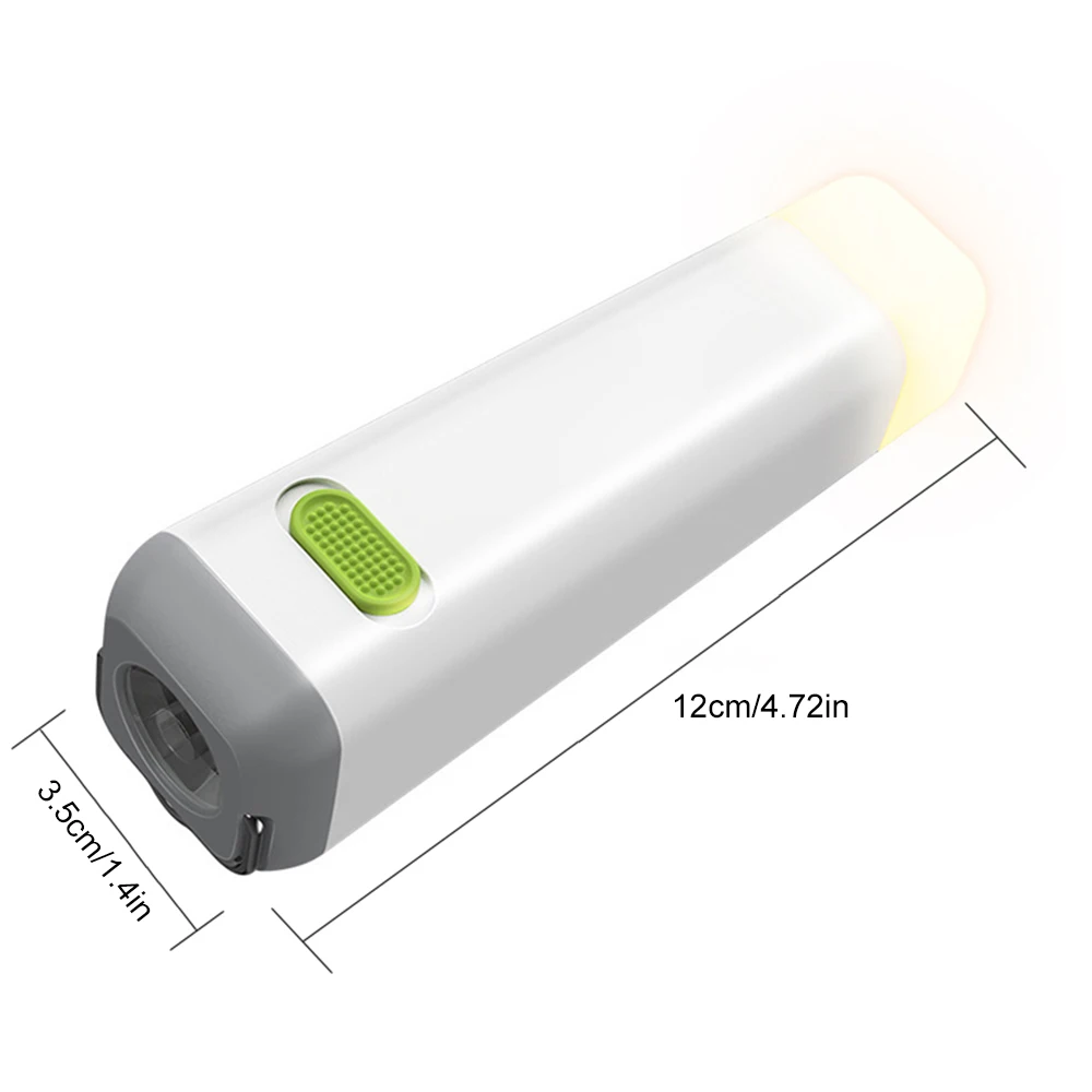 LED Flashlight Mini Torch USB Charging Flashlight Power Bank 2 In 1 Portable Camping Fishing Lighting Far Range Flashlight