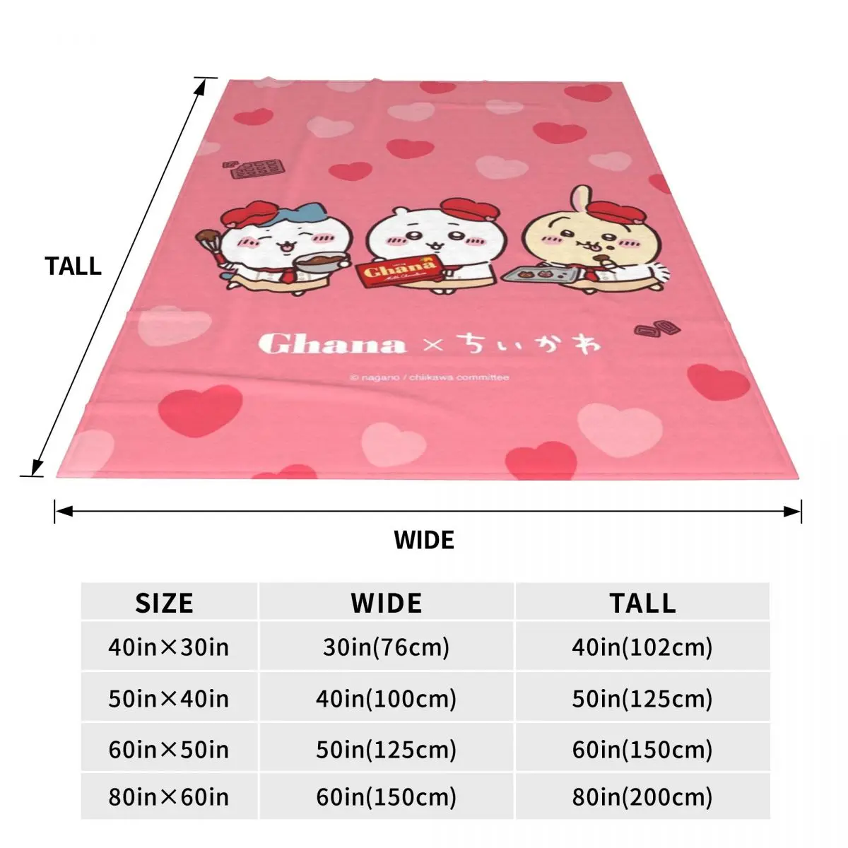 Chiikawa Blankets Decorative Flannel Throw Blanket For Couch Bed Warm Soft Design Quality Bedspread Gift Idea image 6