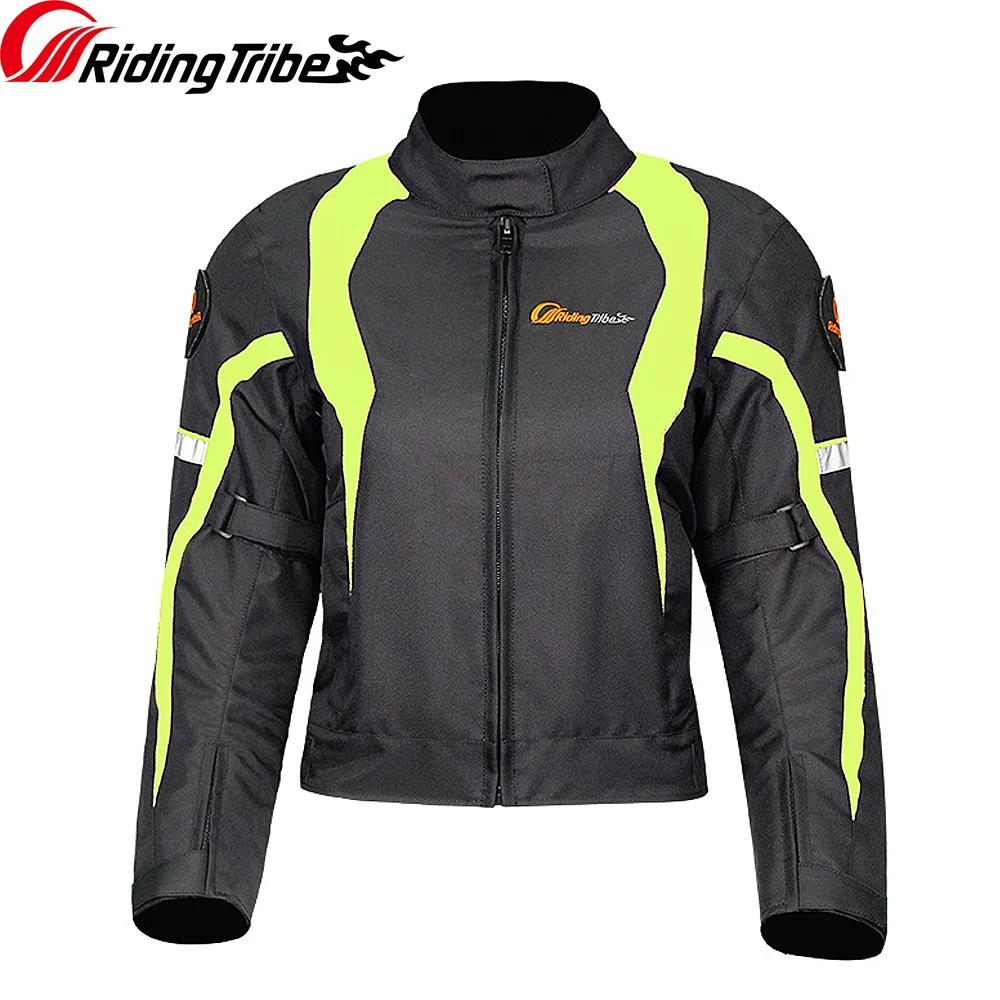 Women Motorcycle Winter Jacket Warm Waterproof Riding Clothing Racing Body Safety Suit Built-in Protective Gears and Liner JK-64