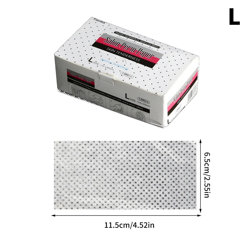 1000 Sheets Thin Perm Papers, Heat Resistant Blanching Papers