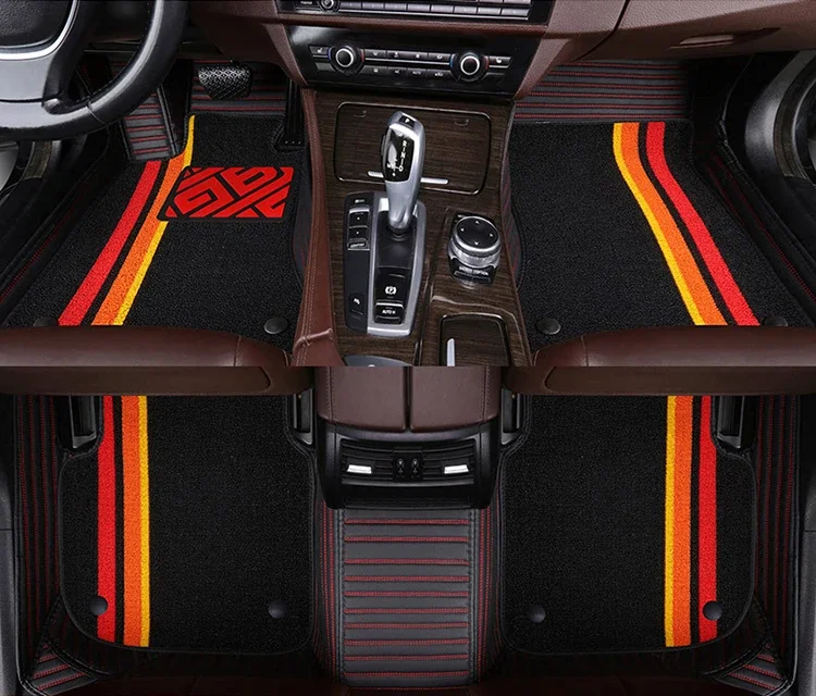 Car floor mat with pocket car mat floor carpet car floor mats for toyota corolla 2003 for toyota fortuner