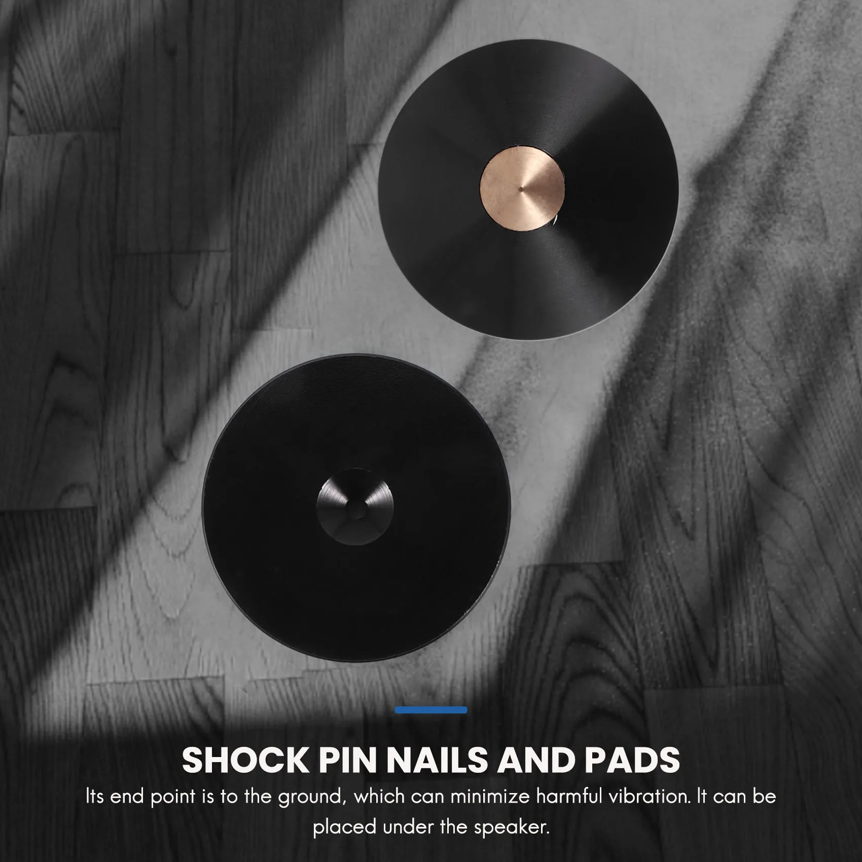 1 conjuntos de alto-falante picos suporte pés áudio alto-falante peças reparo turntable diy alto-falante suporte choque pino unhas e almofadas ac