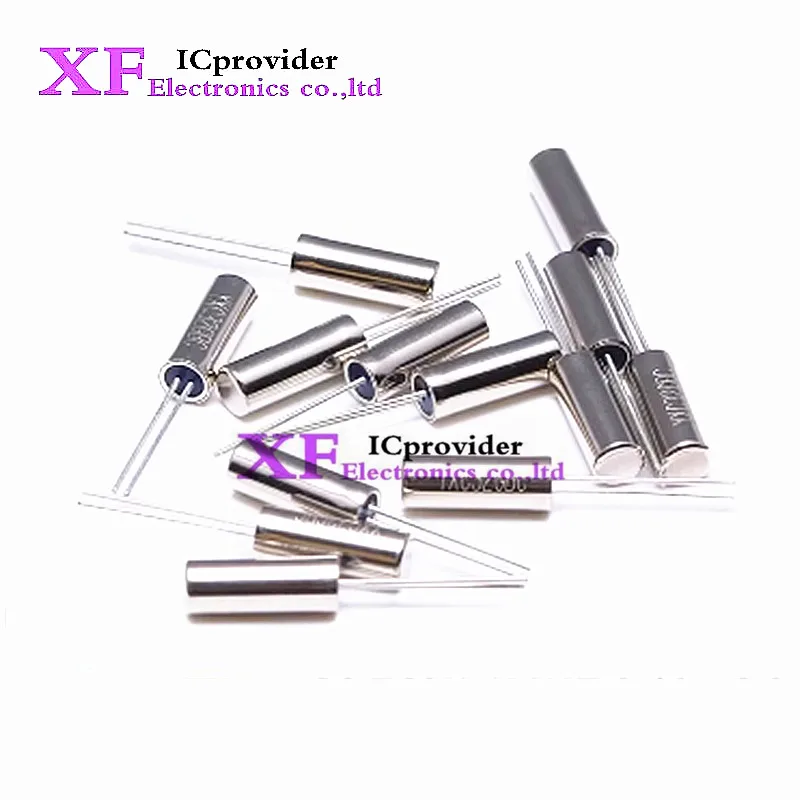 10PCS 3*8 3*8mm 32.768Khz 4Mhz 12Mhz 12.288Mhz 13.56Mhz 24Mhz 30Mhz 36Mhz Crystal Cylinder quartz resonator