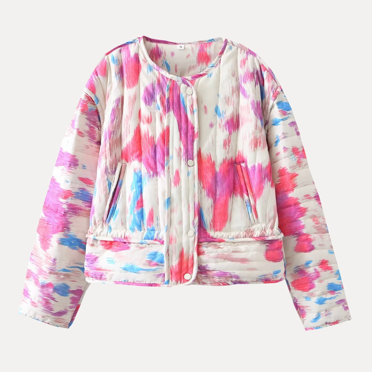 ملابس خارجية من Ele Warmth قماش مصبوغ Personali للسيدات لخريف 2025 Z قطن Jaet طويل Sve مستدير Ne فردي... #5