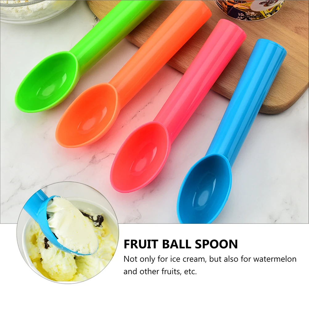 

8 pcs Ice Scoop Summer Home Tableware Ice Cream Scoop PP Material Fruit Ball Spoon Kitchen Restaurant Tools