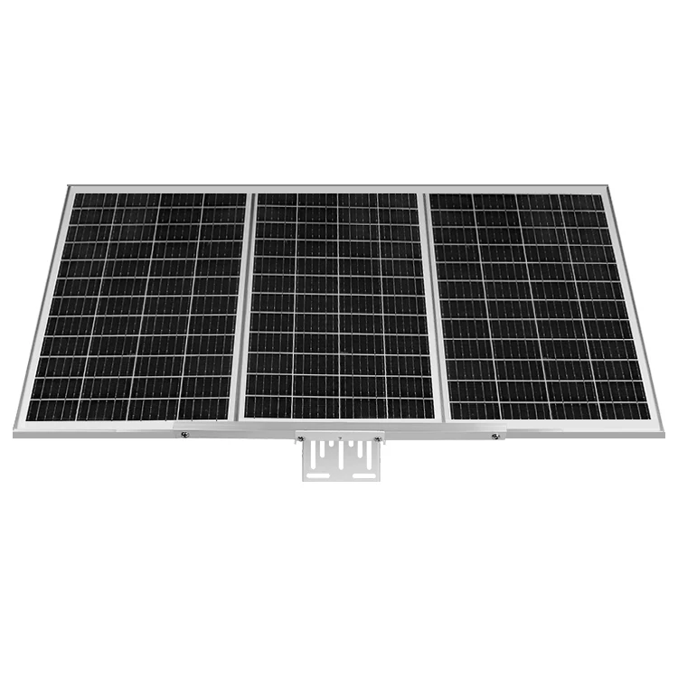 Factory Price 60AH 120W Solar Panel 18650 Battery Inside Solar Power Outdoor Waterproof Solar for CCTV  Use