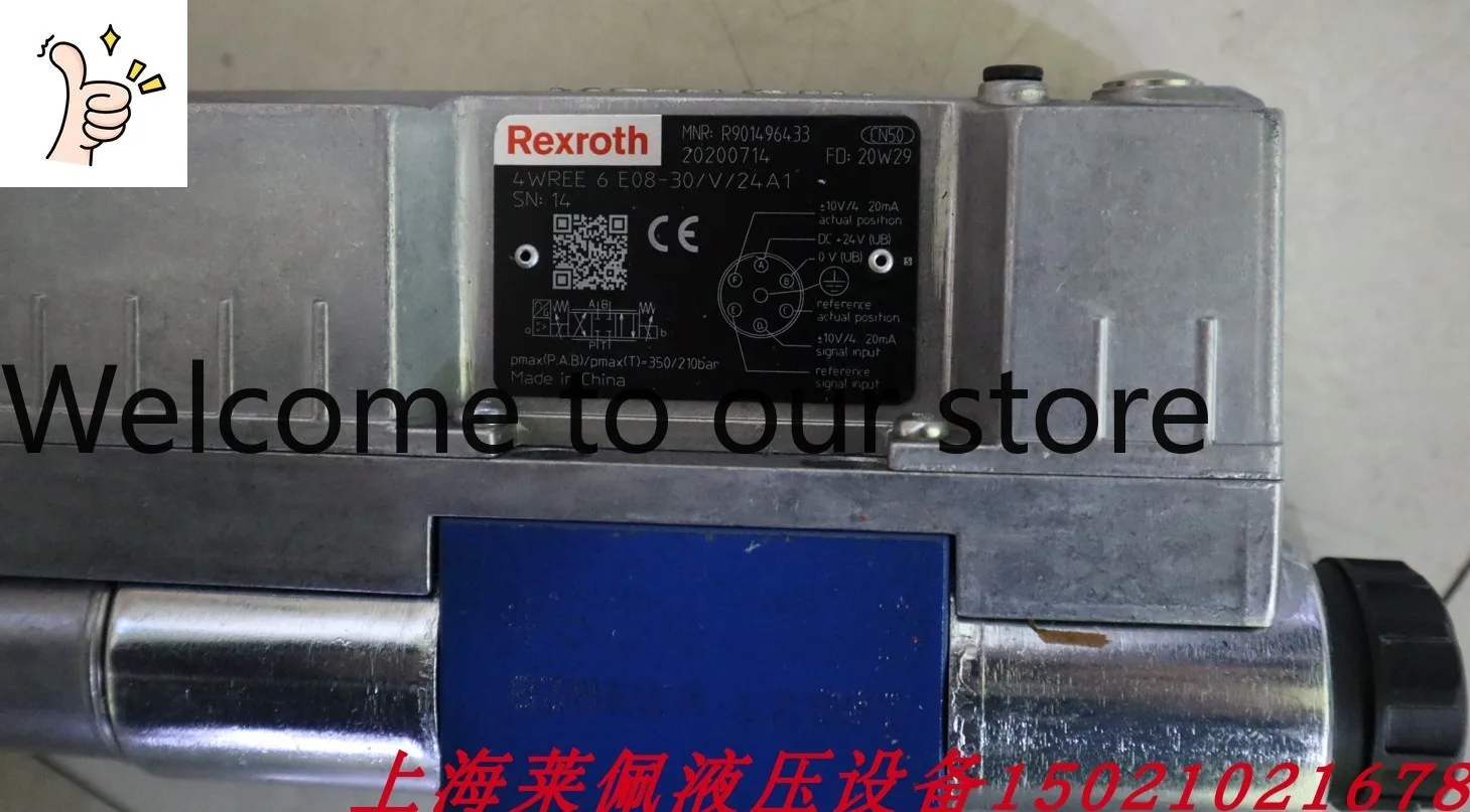

Германия 4WREE6E08-3X/V/24A1 R901496433 Rexroth Пропорциональный клапан