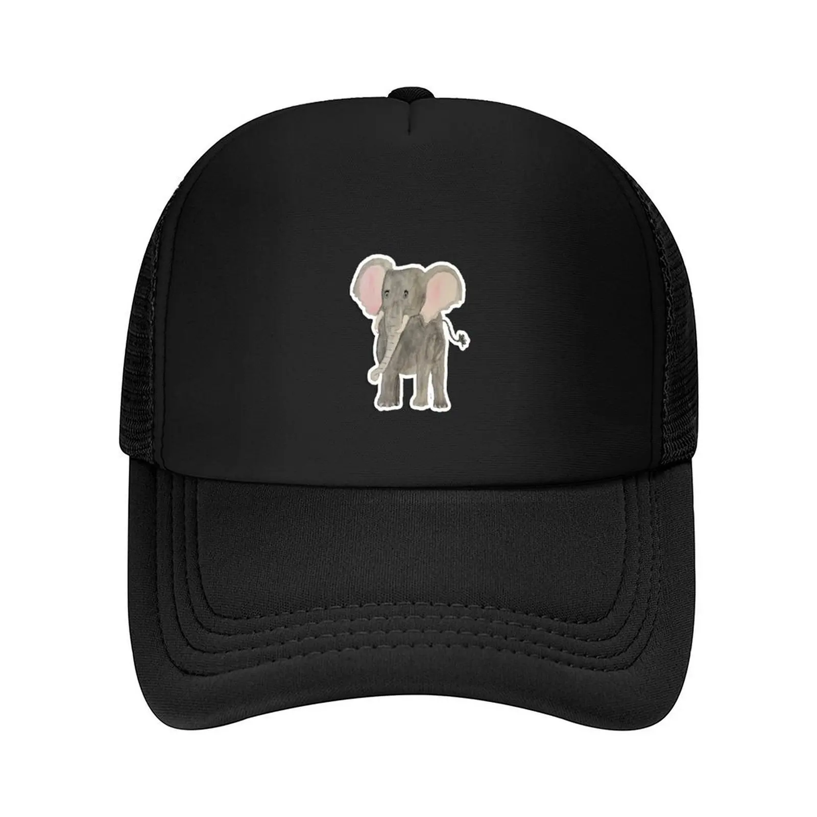 

Watercolor Elephant Baseball Cap Trucker Hat winter hats for men Golf Hat Man hats for men Men's Caps Women's