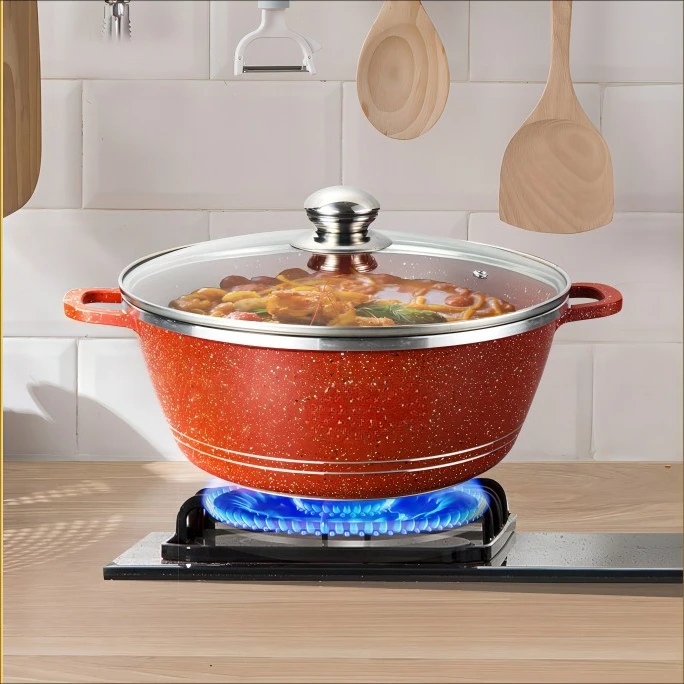 Aluminum pan 23-piece set Household kitchen non-stick